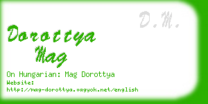 dorottya mag business card